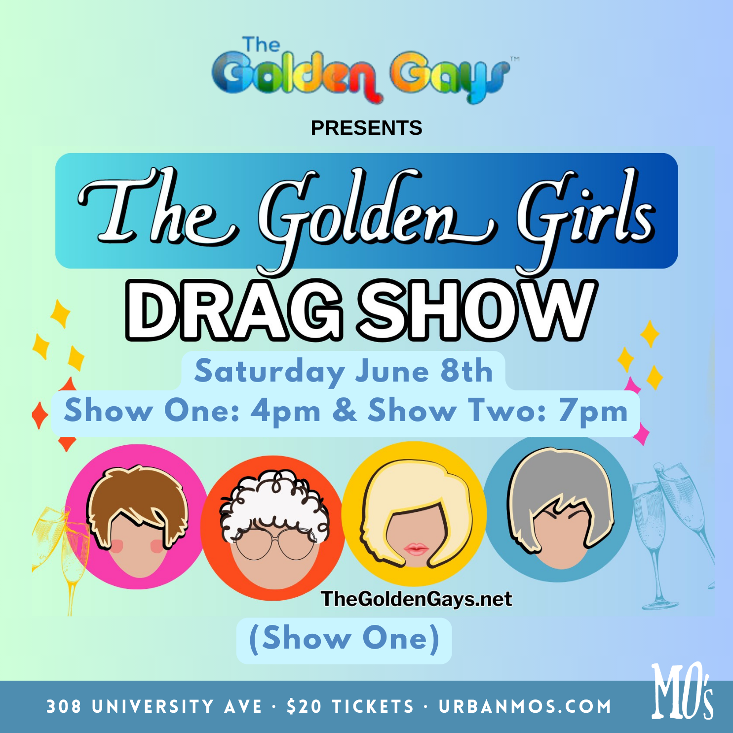 GOLDEN GIRLS DRAG SHOW3 Urban MO's Bar & Grill