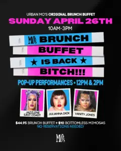 Brunch Buffet is Back B*tch!