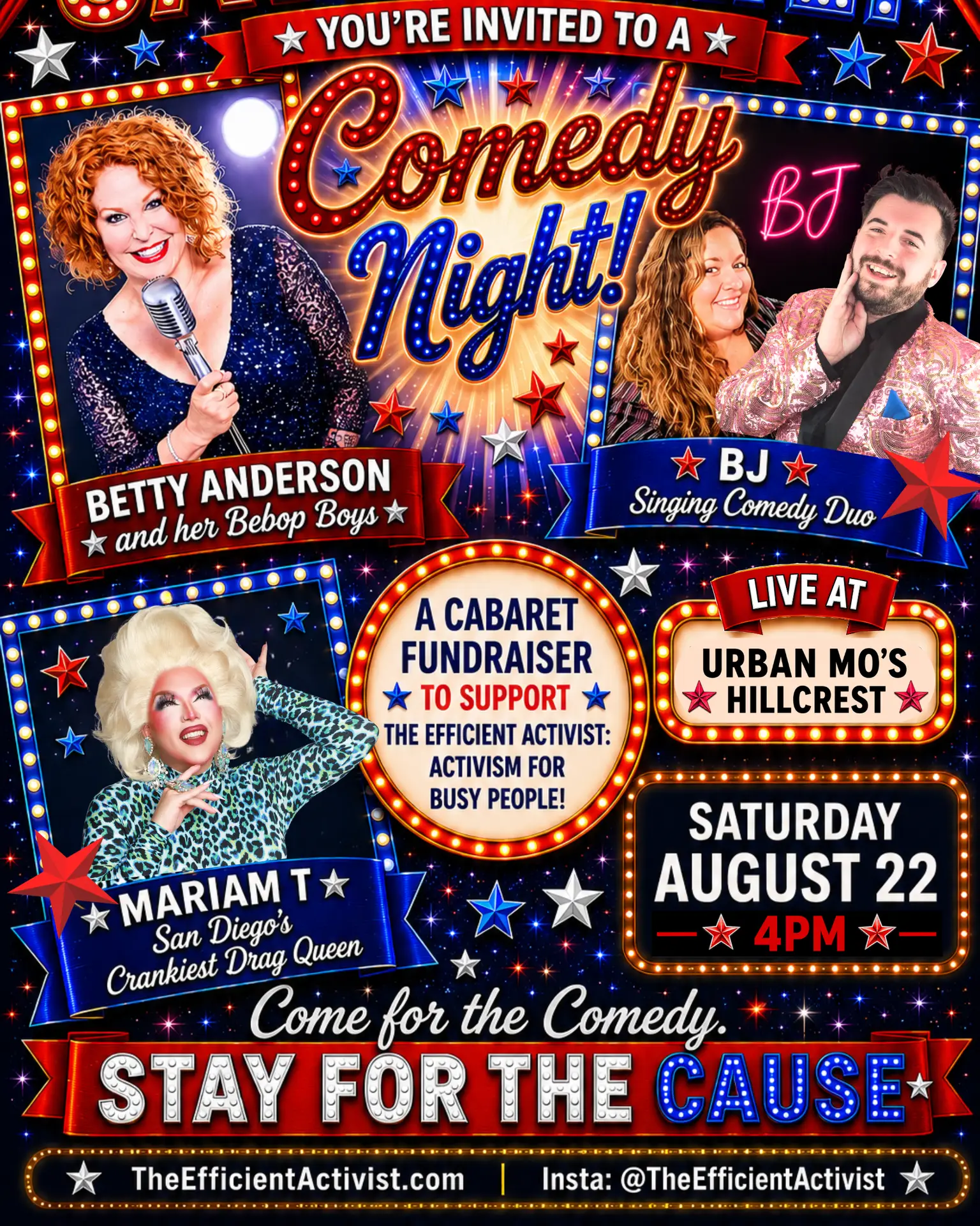 The Efficient Activist Comedy Fundraiser