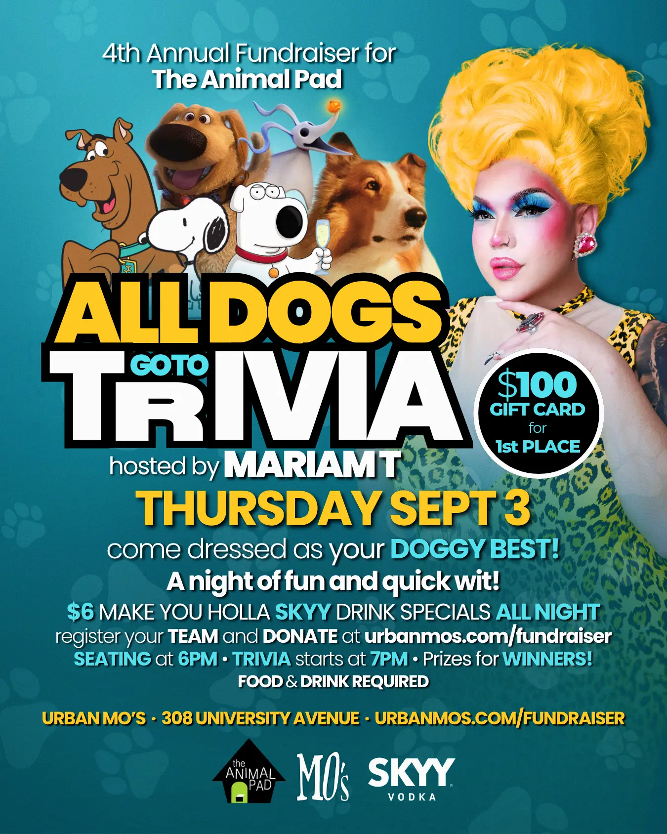 All Dogs Go to Trivia Fundraiser