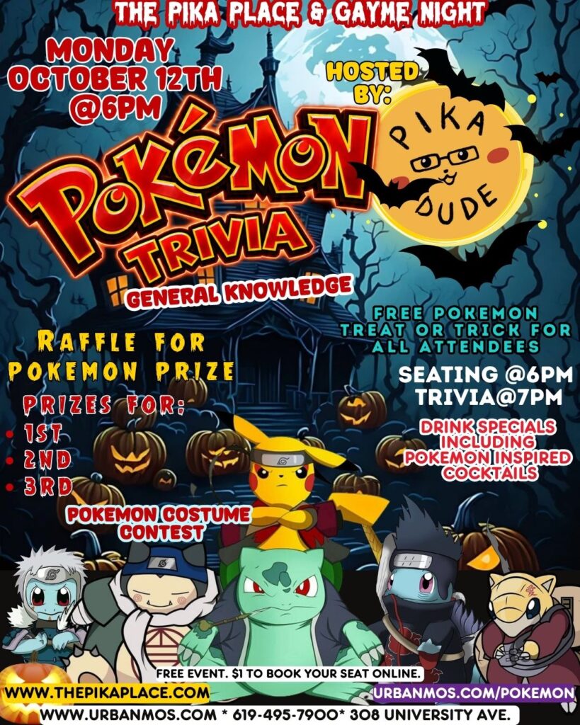 Gayme Night TRIVIA: Pokémon