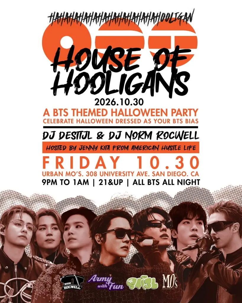 House of Hooligans: A BTS Themed Halloween Party