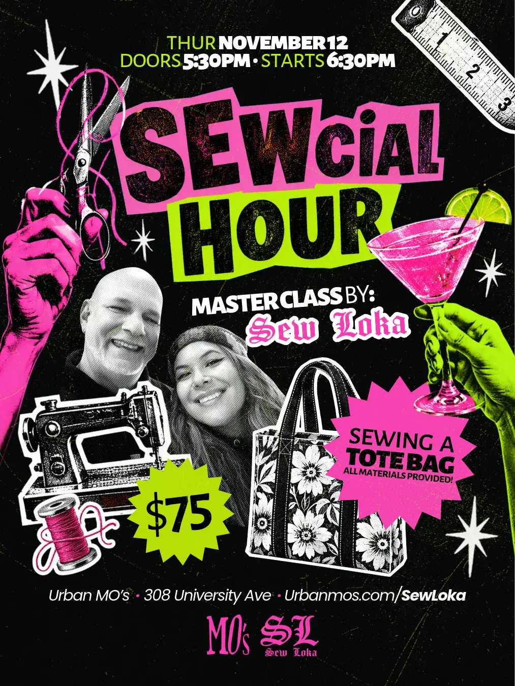 SEWcial Hour with Sew Loka